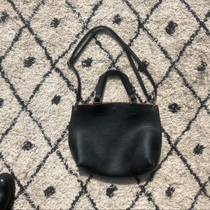 FREE PEOPLE BLACK/BROWN PURSE